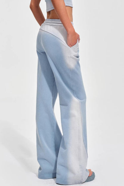 Ausgestellte Baumwollhose im Equestrian-Stil