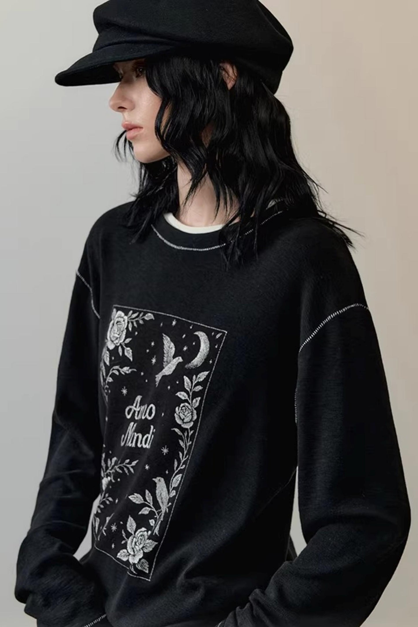 Color-Block Embroidered T-Shirt