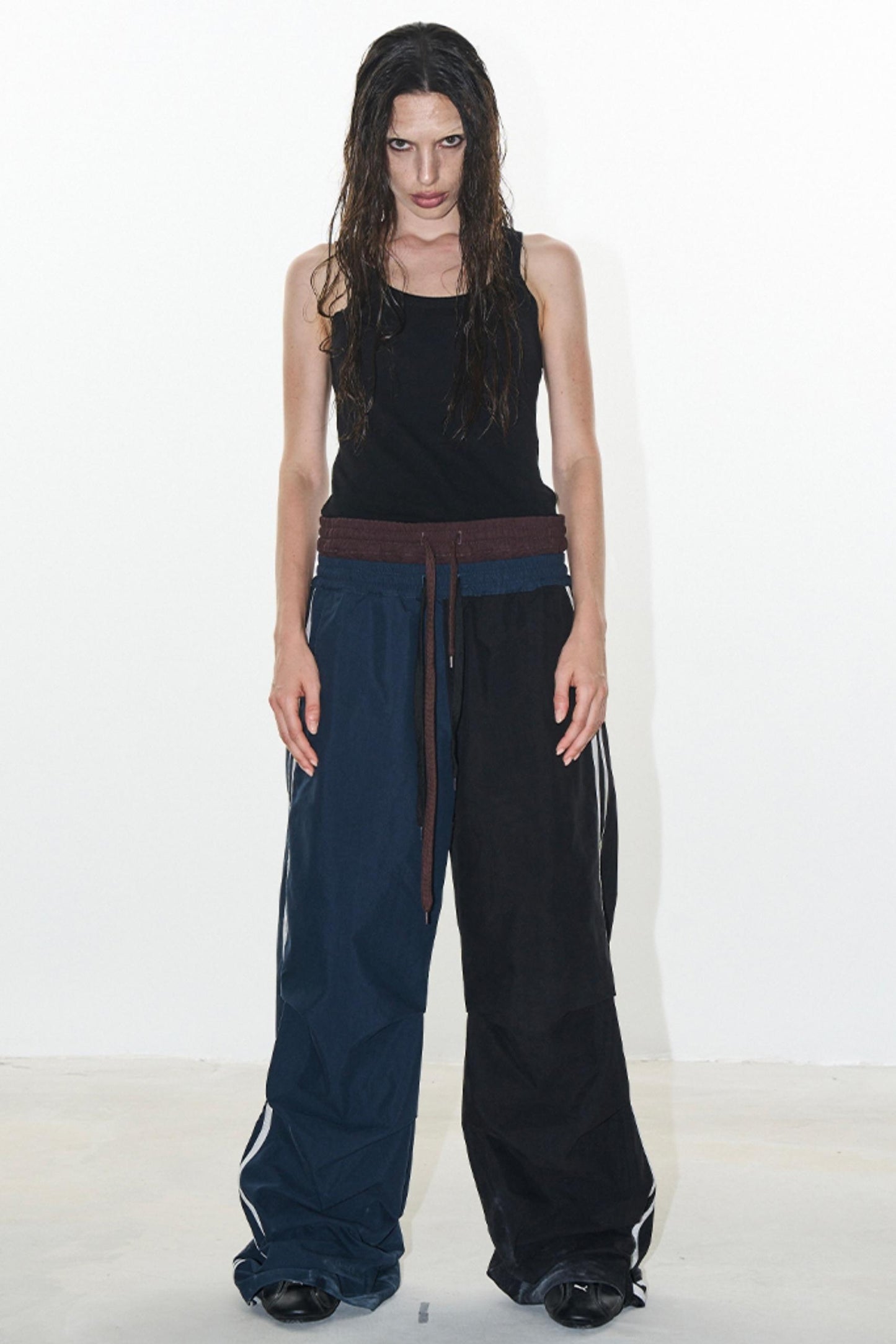 Double Layer Look Sports Pants
