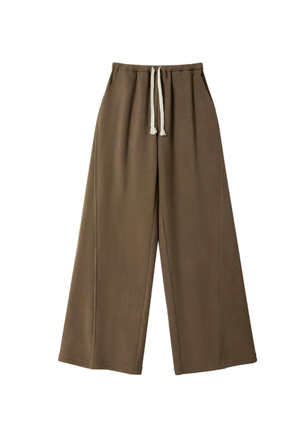 Khaki Fleece Bunny Ear Cardigan Set-Up