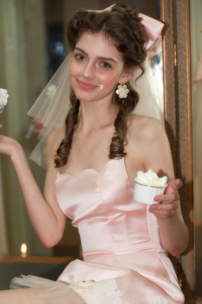 Petite Pink Chirpy Birthday Dress