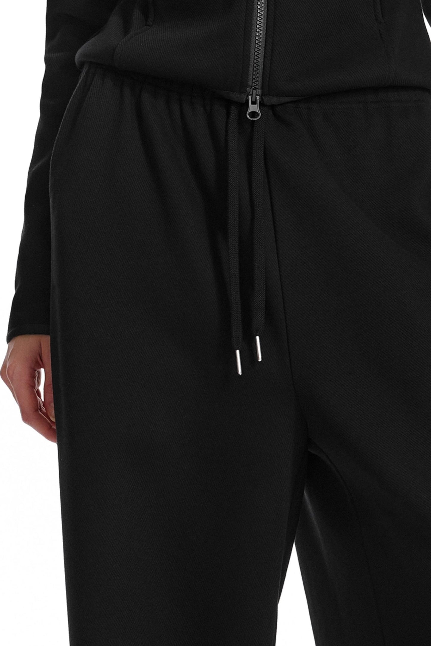 Fleece Hooded Sweatshirt And Pants Set-Up