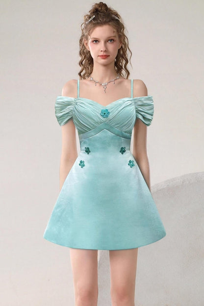 French Blue Flower Fairy Dress