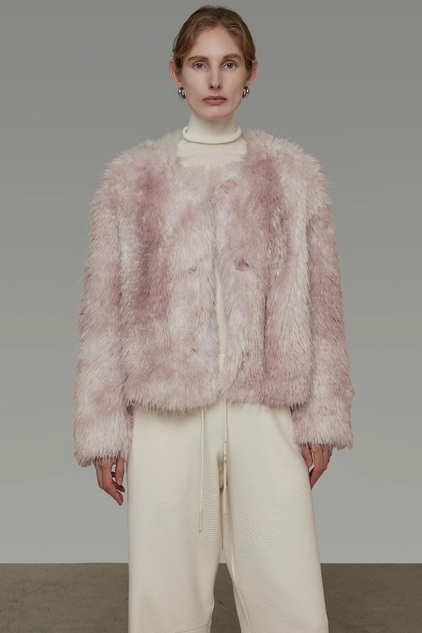 Plush Winter Cropped Jacket