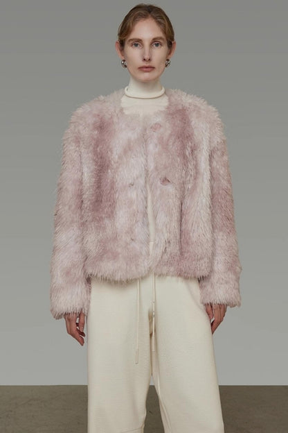 Plush Winter Cropped Jacket