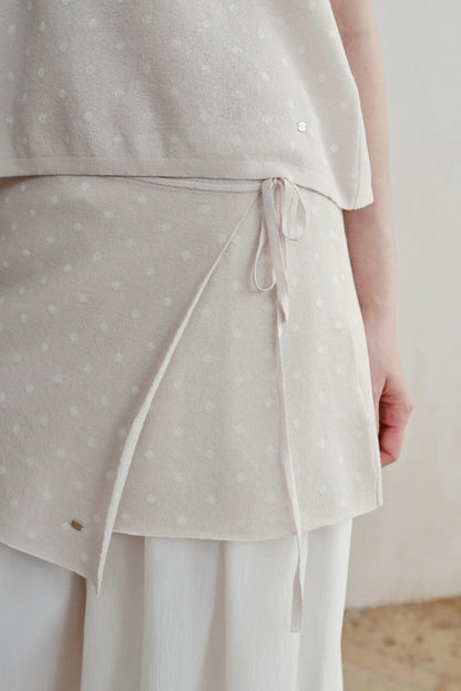 Senna Polka Dot Knit Cardigan Set-Up