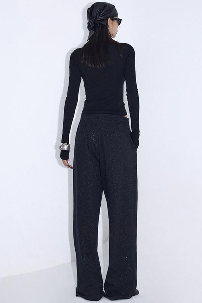 Love Black Base Layer Top