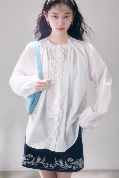 Jasmine Floral Lace Blouse