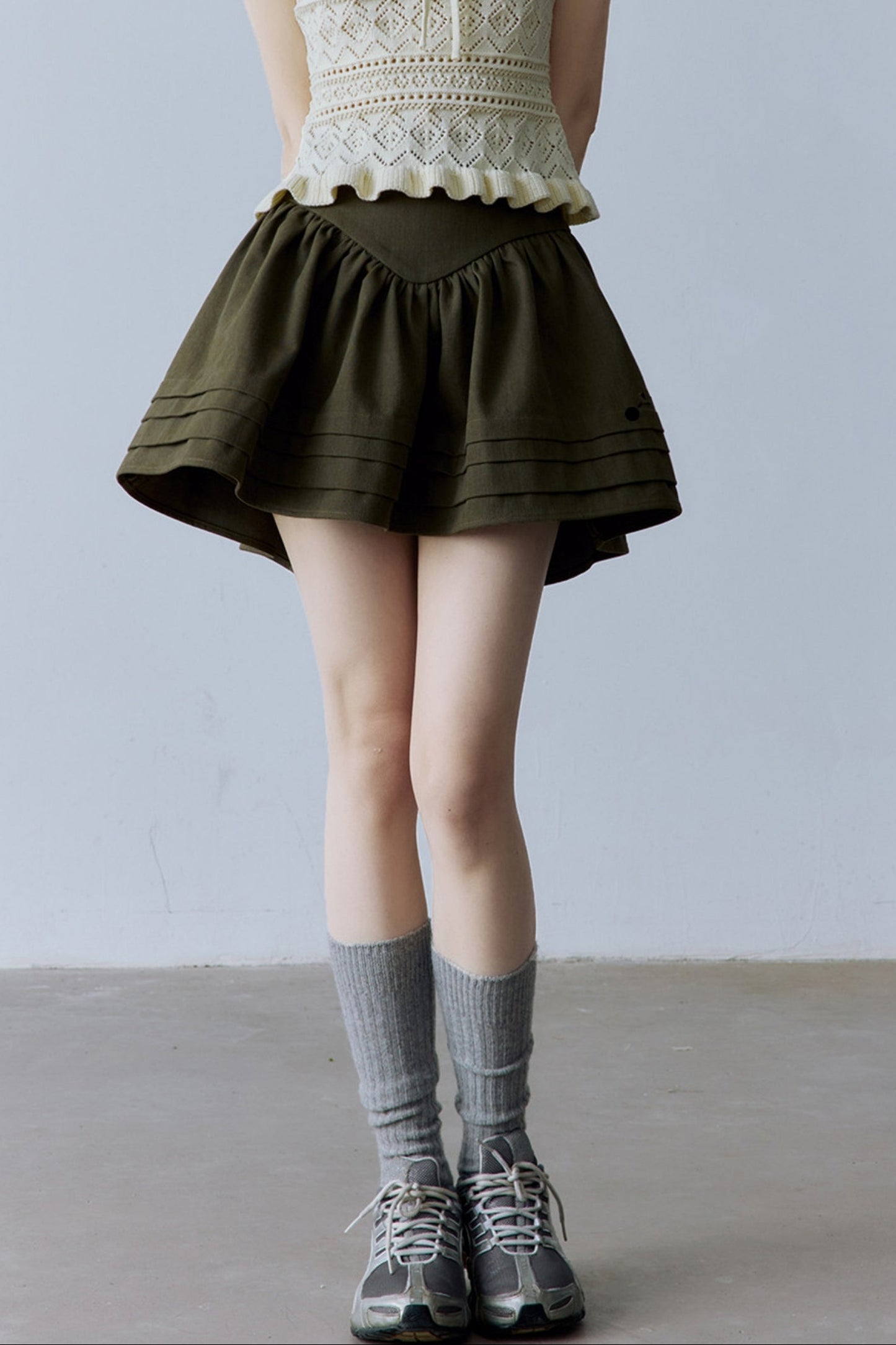 Cedar Green Vintage Layered Skirt