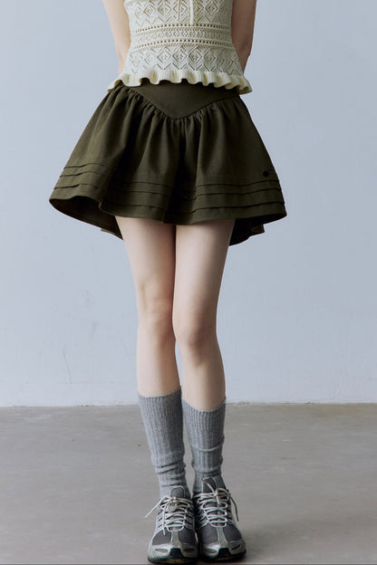 Cedar Green Vintage Layered Skirt