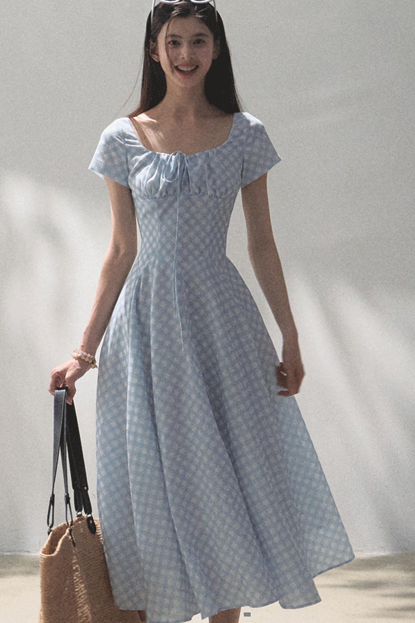 Tencel Bow Tie Dress