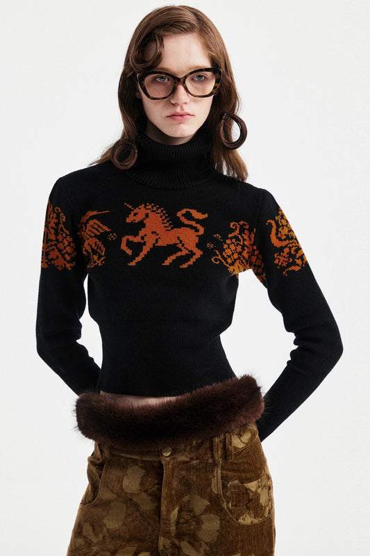 Vintage Jacquard Sweater