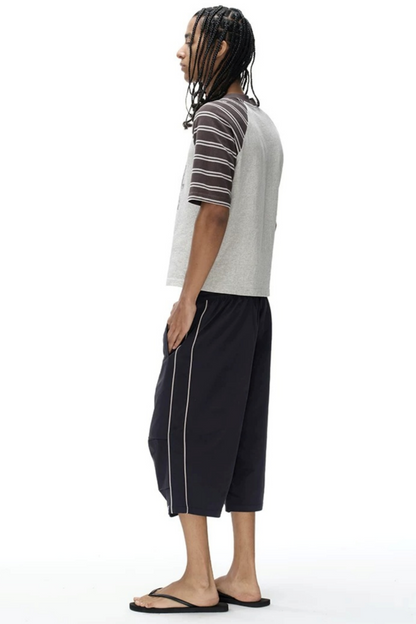 Retro Pleated Cargo Shorts