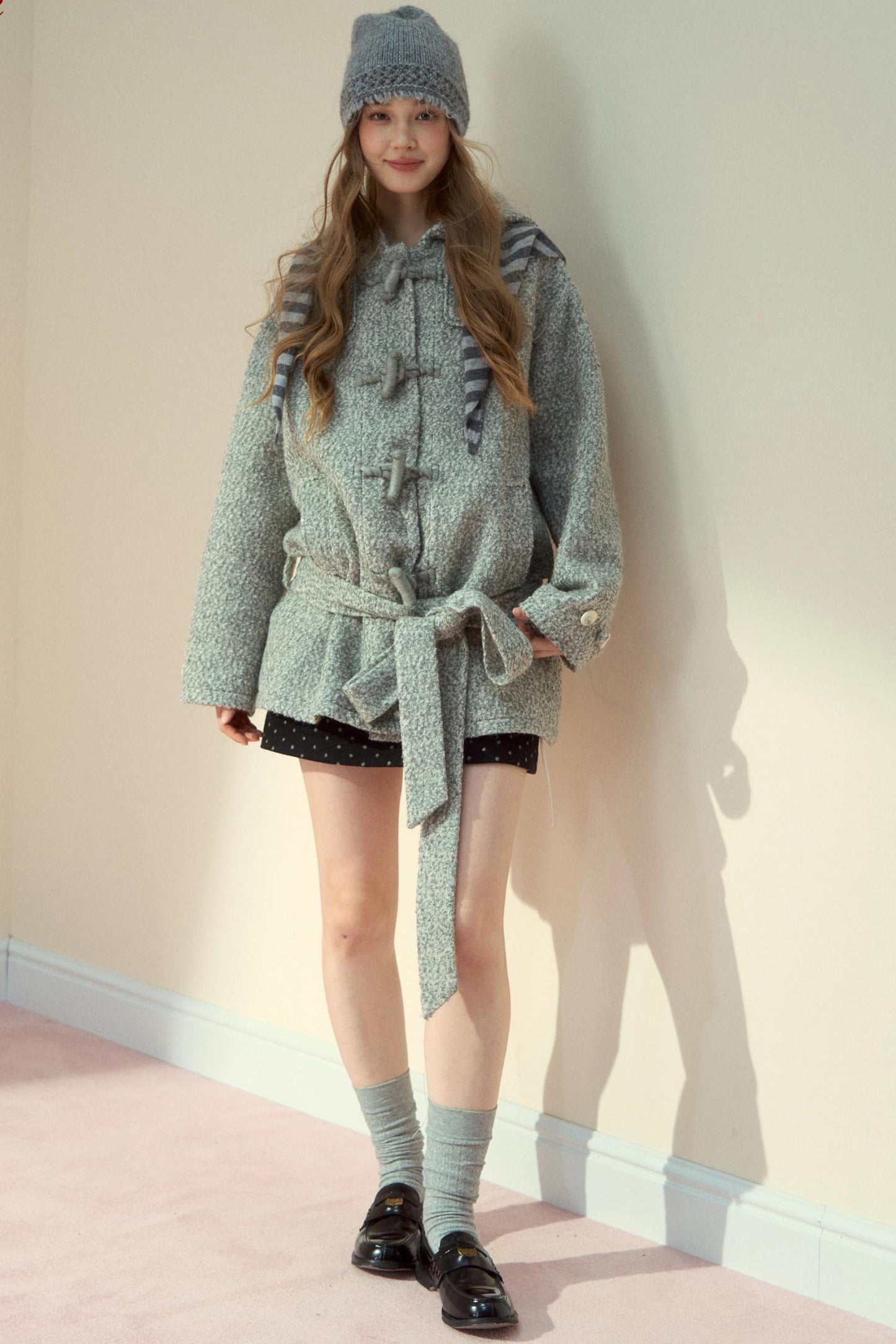 Collegiate Style Sheep Wool Jacket