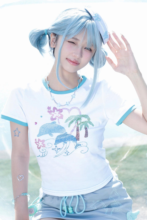 Dolphin Drip T-Shirt