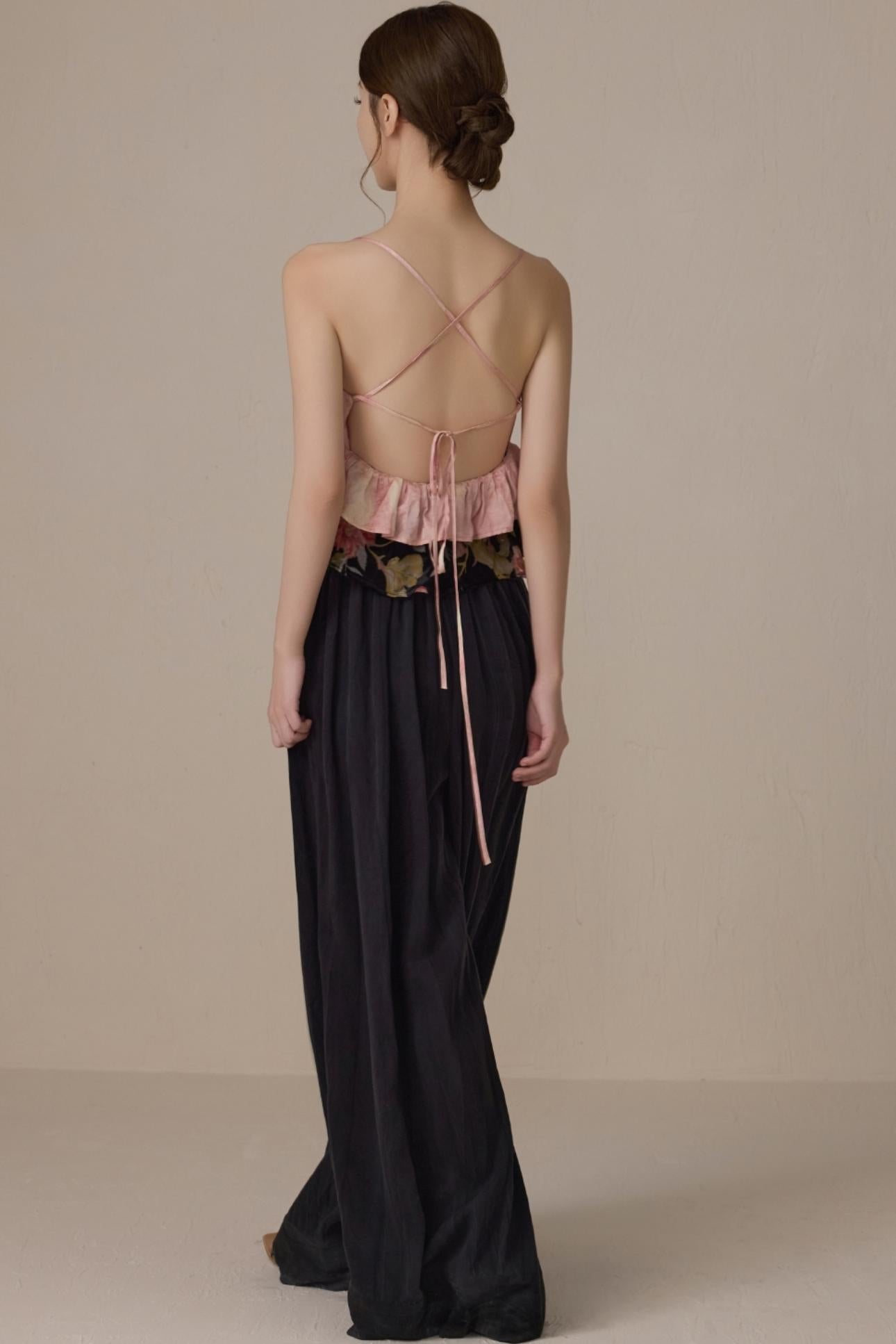 Romantic Pink V-Neck Camisole