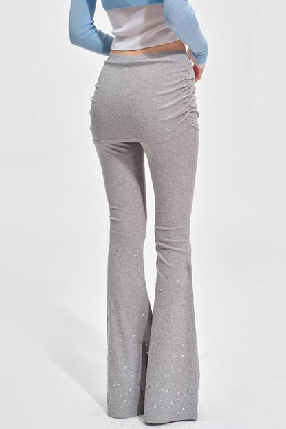 Glitzernde Strass-Strickhose