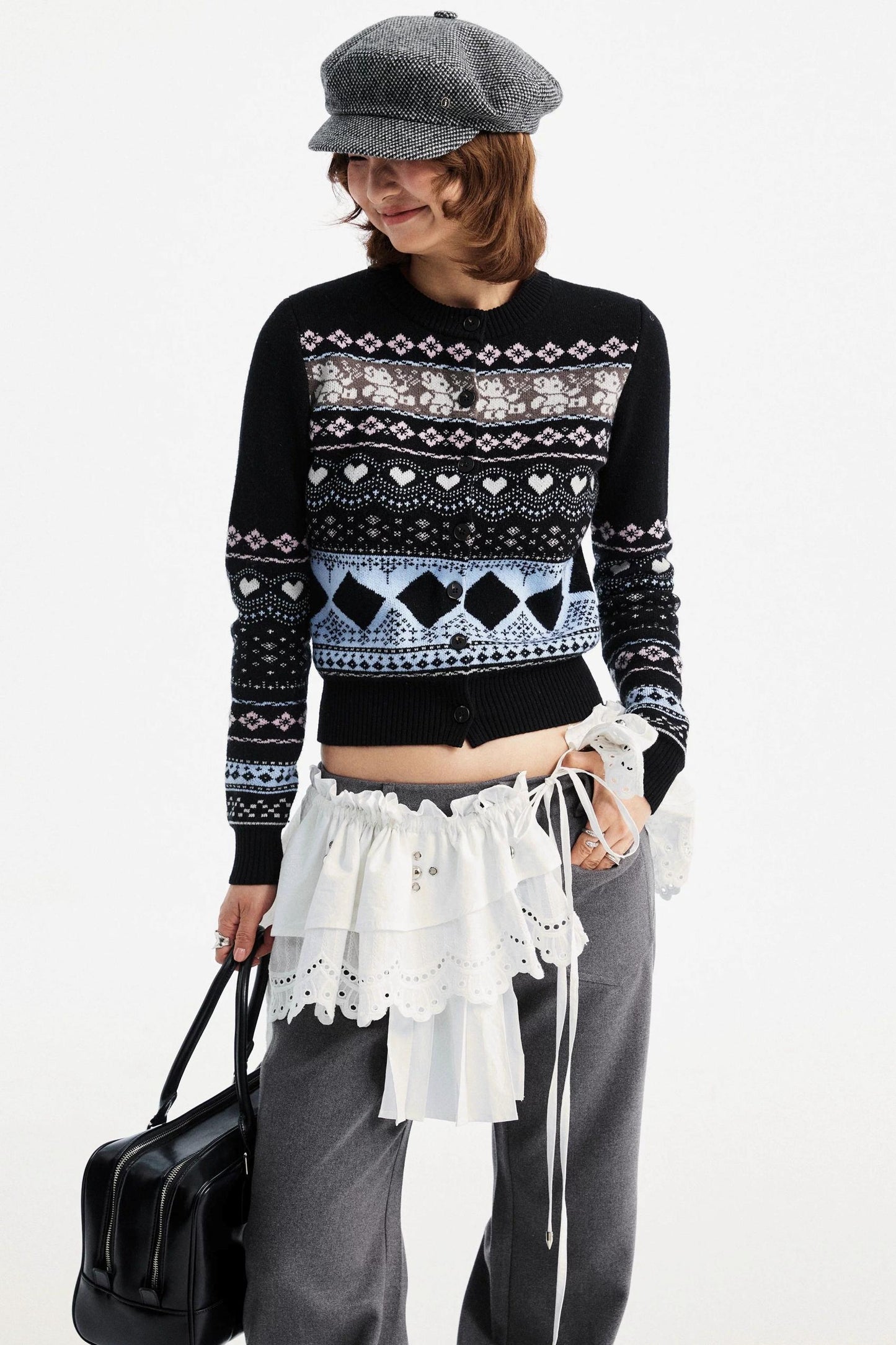 Lace Asymmetric Belt Accessory