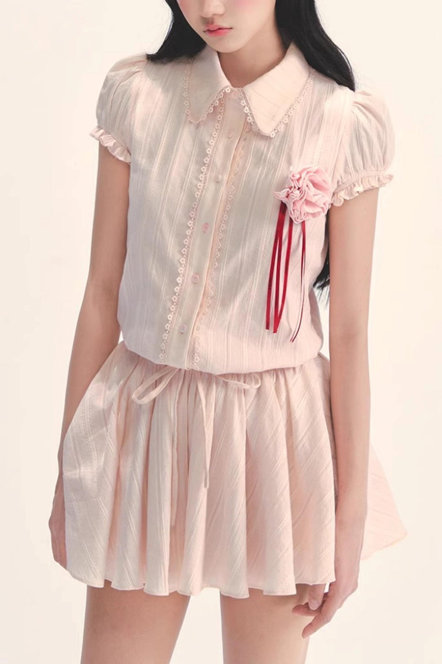 Vintage Pink Summer Dress