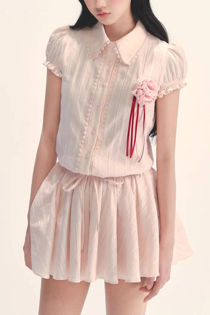 Vintage Pink Summer Dress