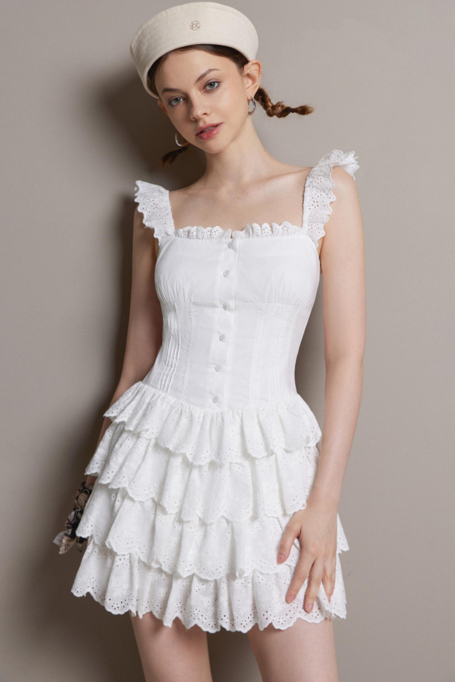 Hyacinth Halter Lace Dress