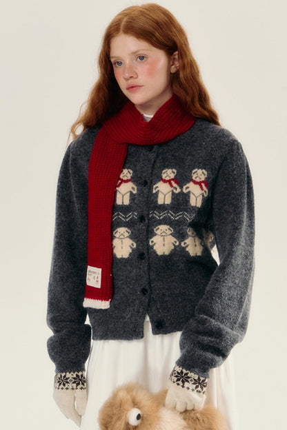 Winter Bear Sweater Coat