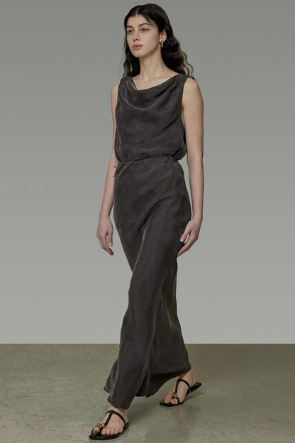 Summer Breeze Draped Two-Piece Set-Up