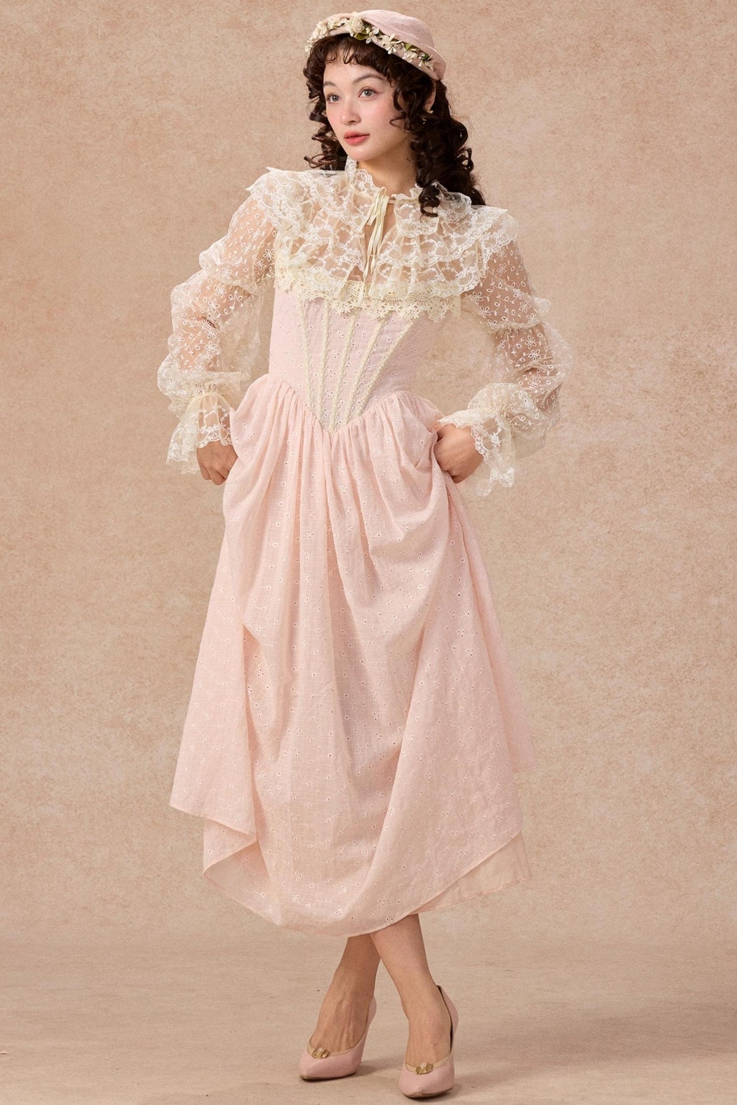 Vintage Lace Mermaid Dress