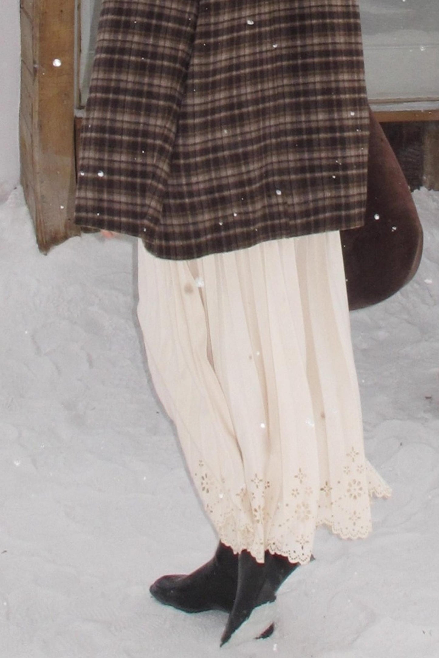 Rin's Poem Pleated Skirt