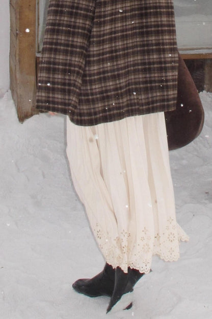 Rin's Poem Pleated Skirt