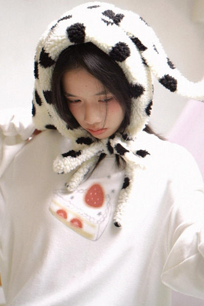 Everyday Birthday Cake Print Long Sleeve Top