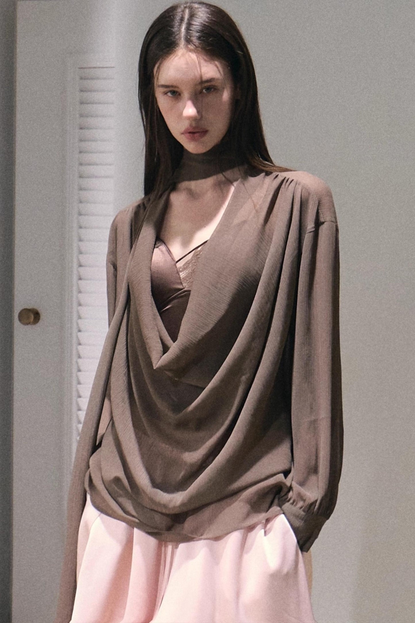 Twilight Chiffon Swing Top