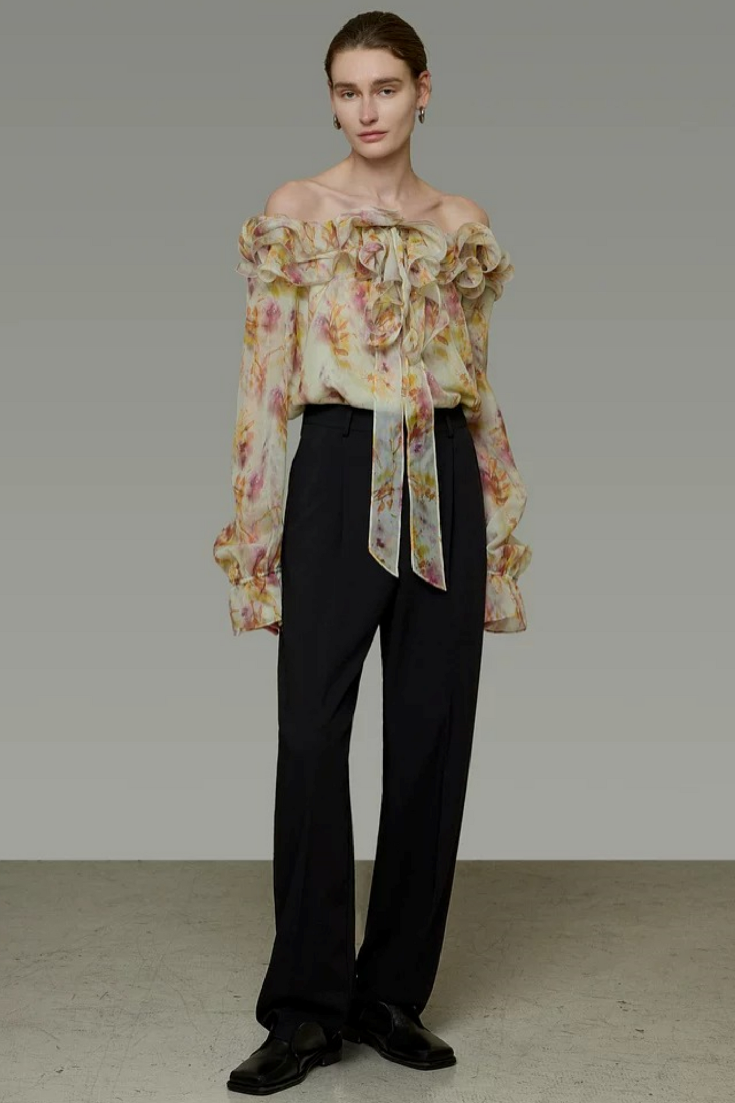 Unspoken Floral Off-Shoulder Blouse