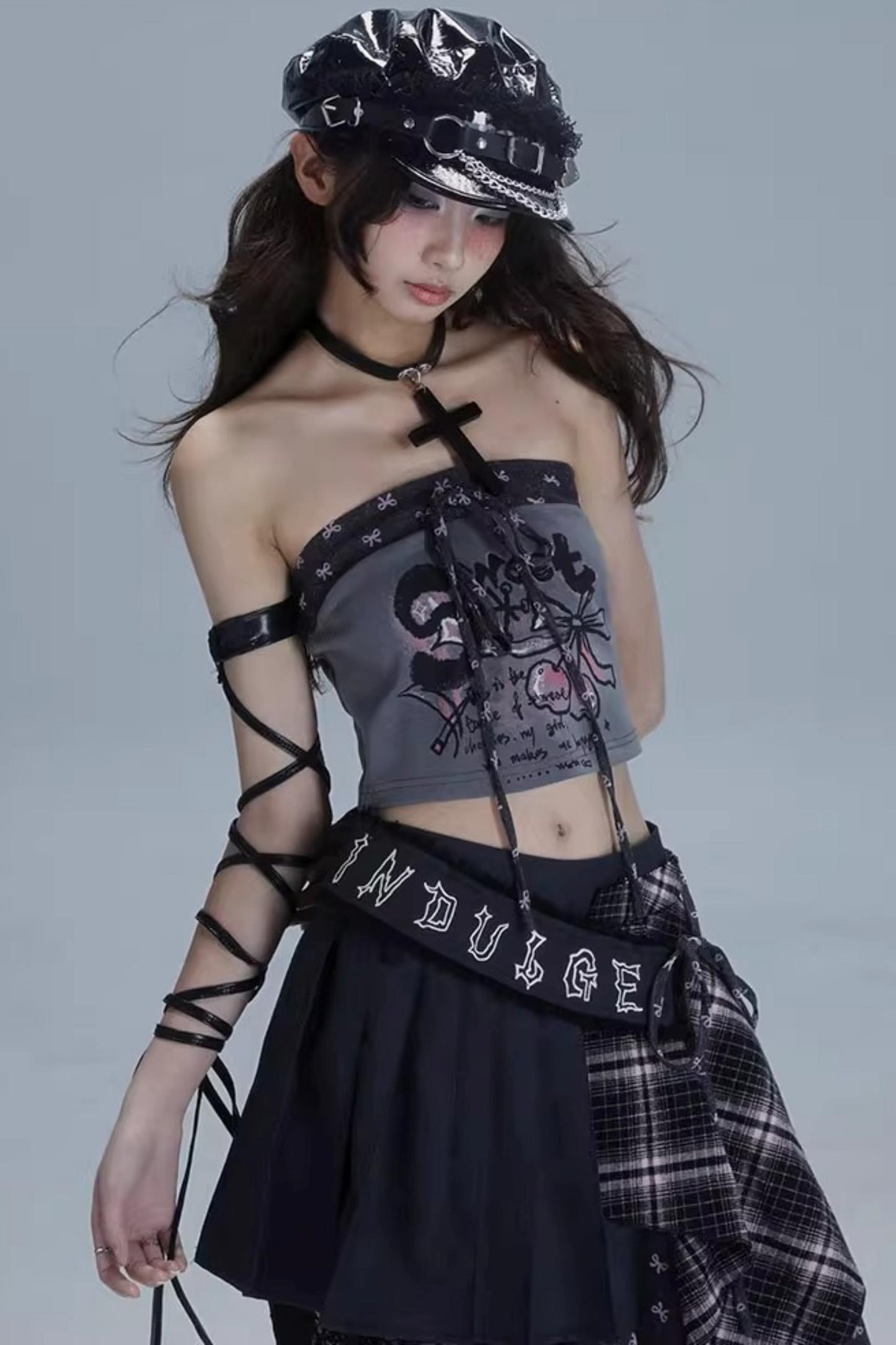 Splicing Bandeau Vest