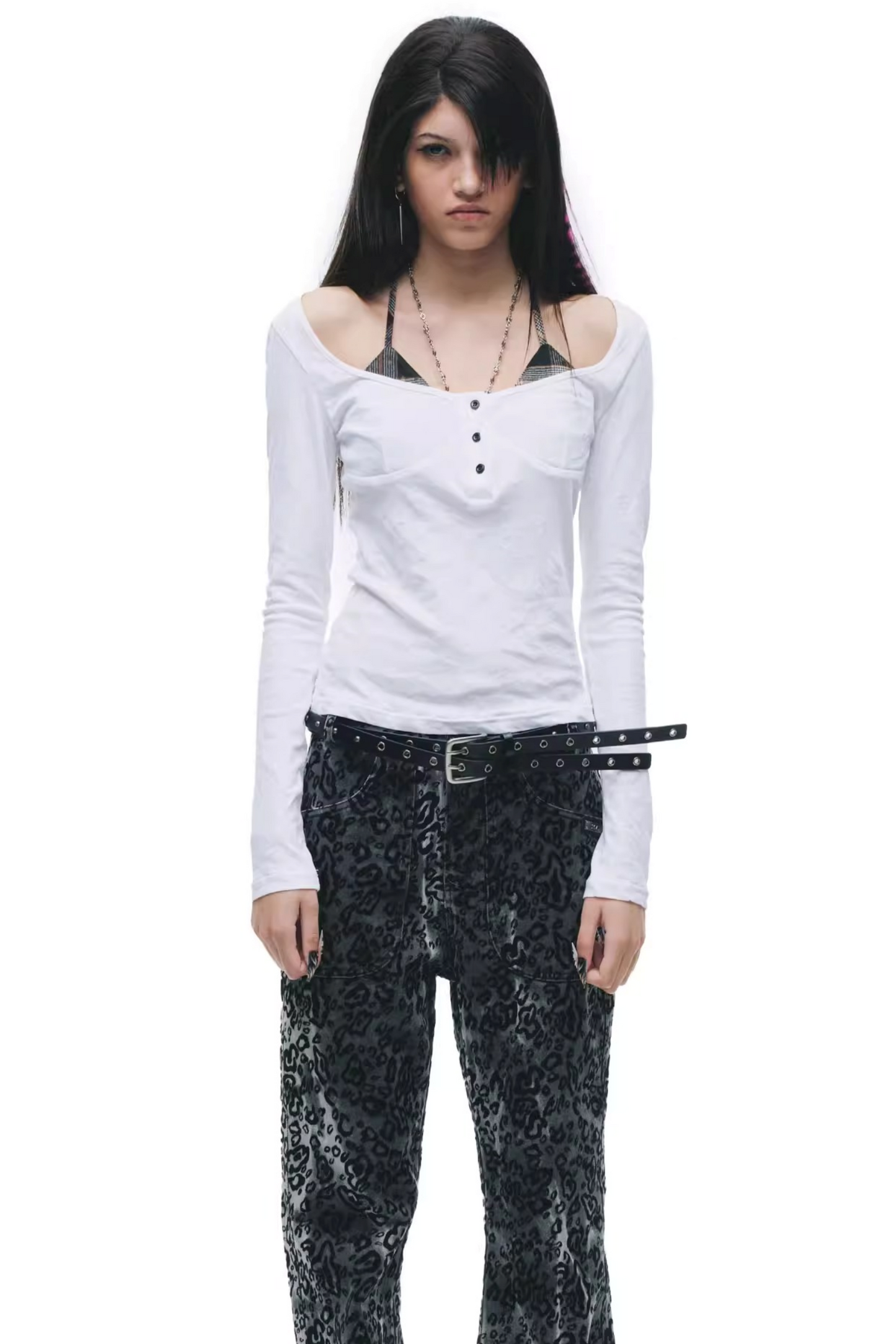 Millennium Mud-Dyed Long-Sleeve Top