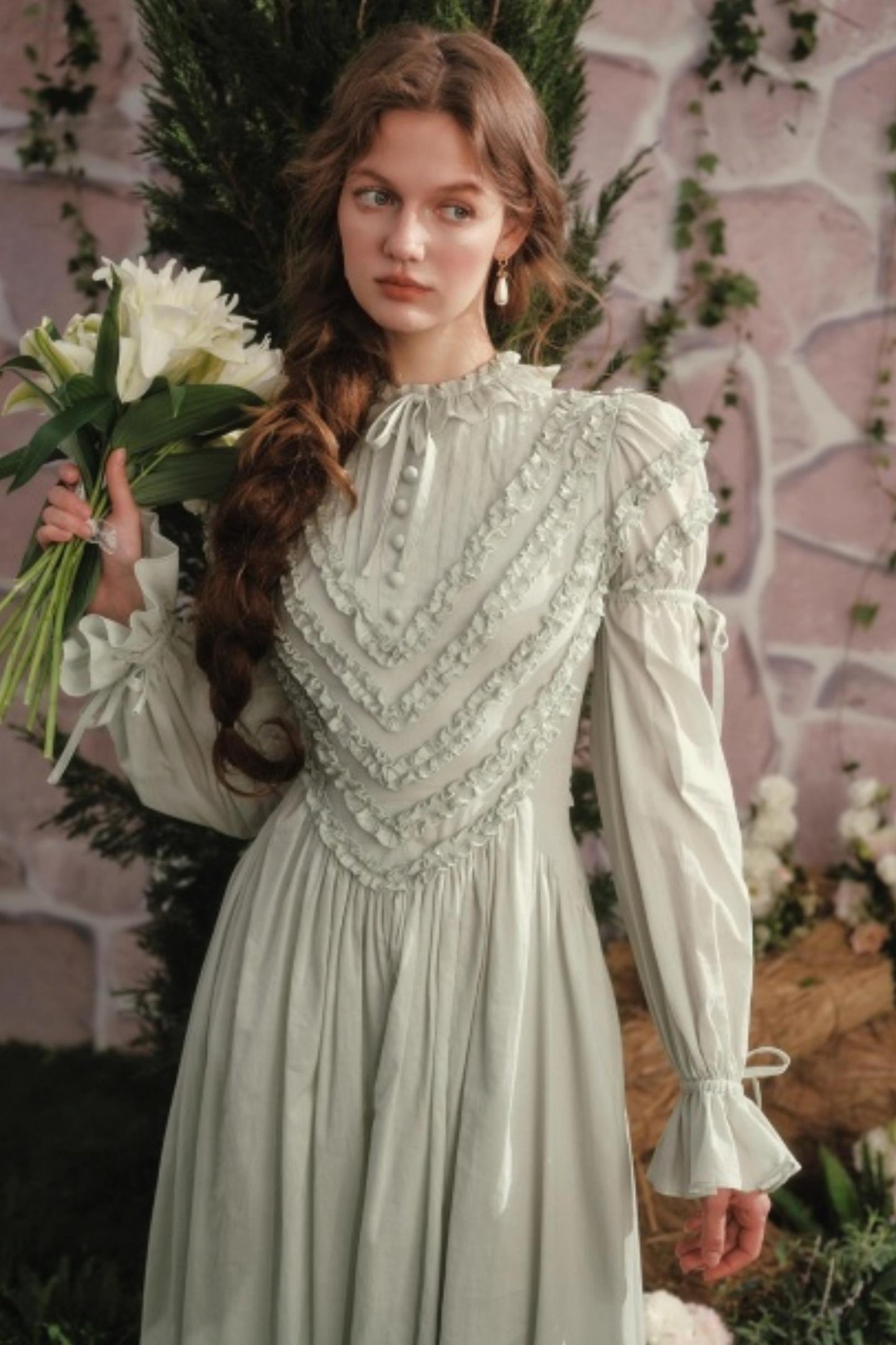 Whispering Forest Lace Dress