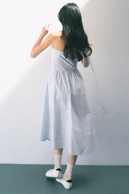 Summer Bow-Tie Sheath Dress