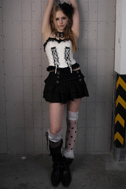 Gothic Lace Mini Top