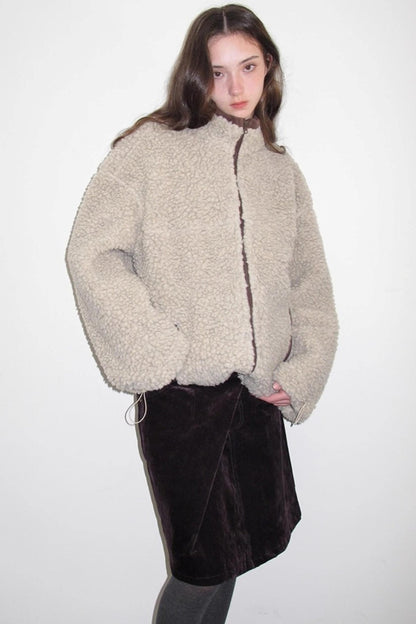 Vintage Dark Purple Velvet Skirt