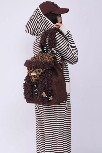 Ear Furry Crossbody Bag