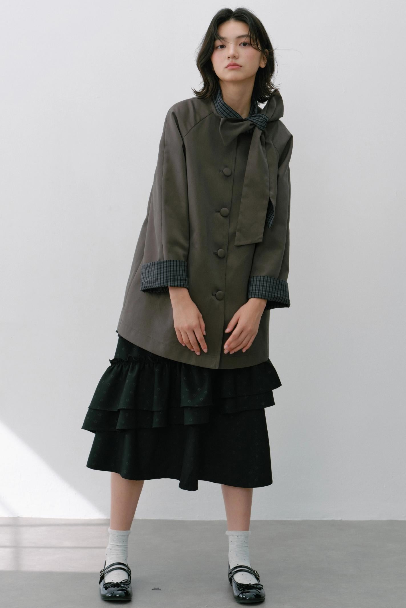 Sweet Bow Trench Coat