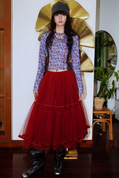 Vintage Leopard Velvet T-Shirt