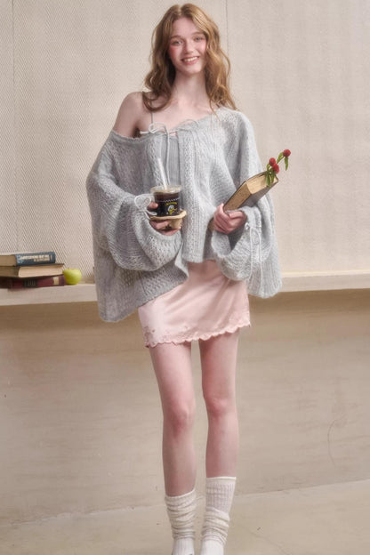 Riverbank of the Wind Mohair Sweater