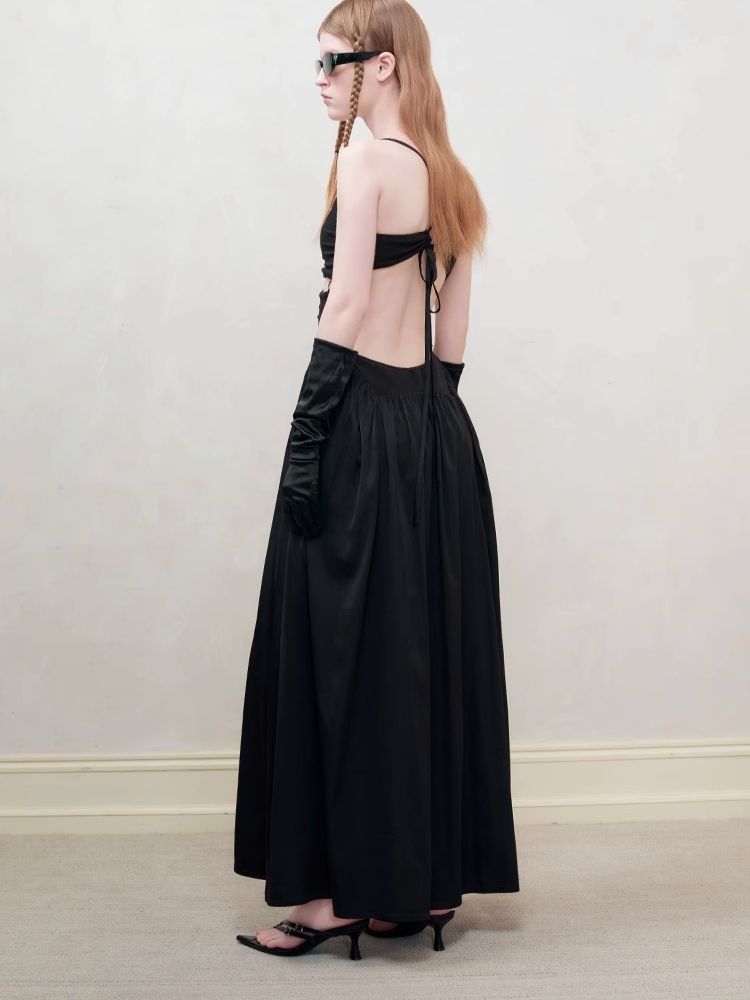 Hollow Out Backless Holiday Dress