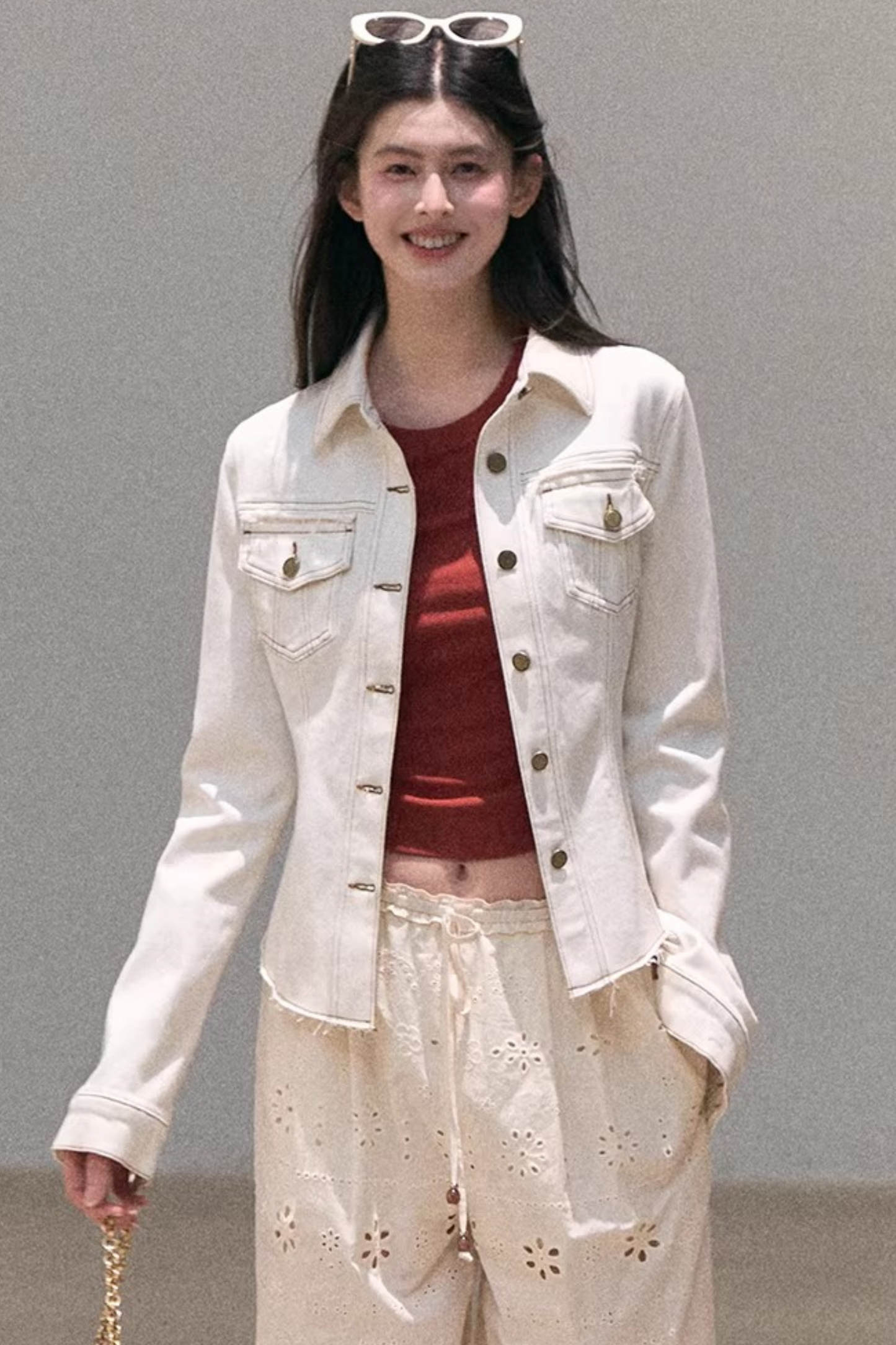 Pure Cotton Embroidered Pants