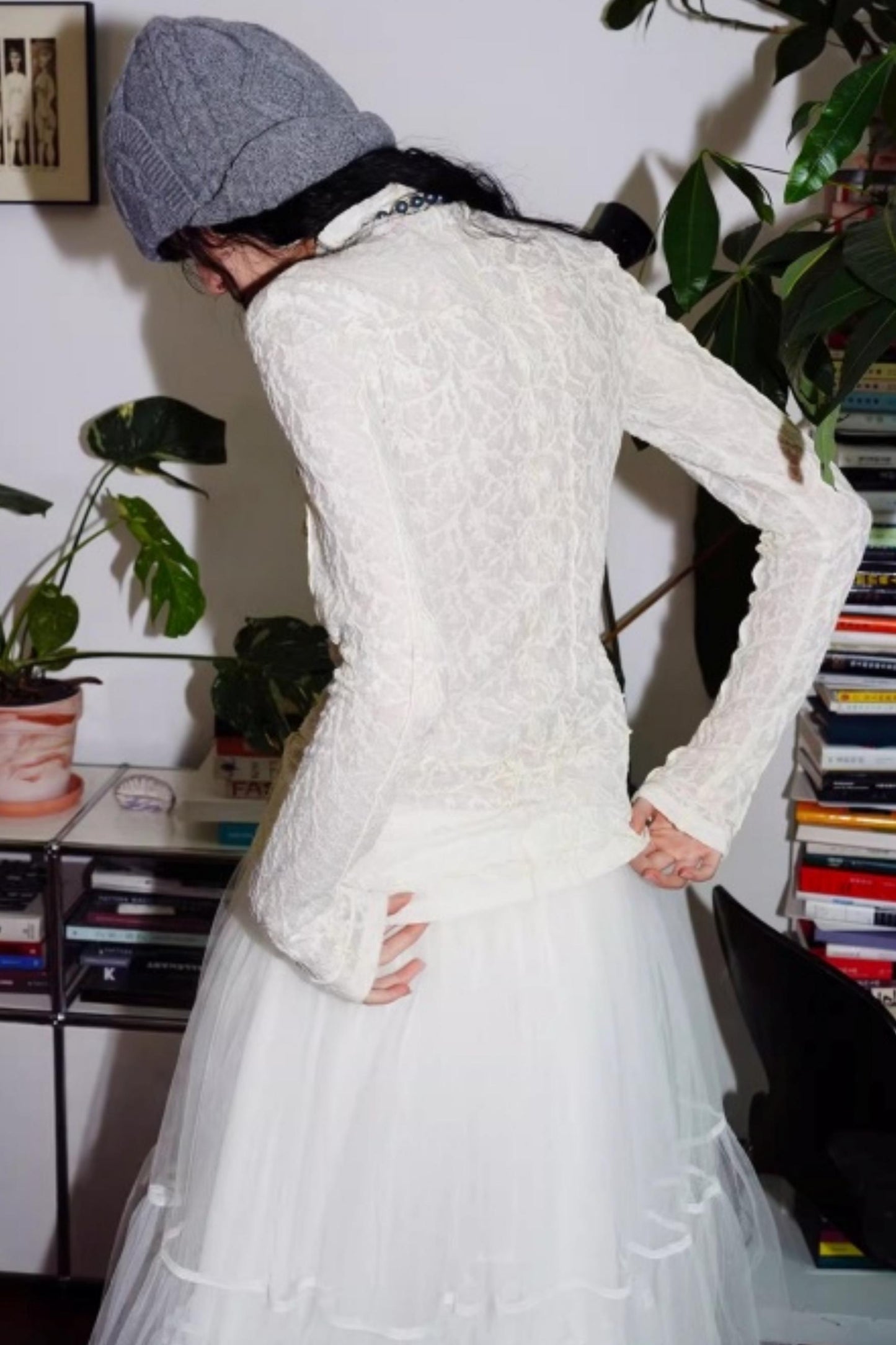 Split Knitted Base Layer Top