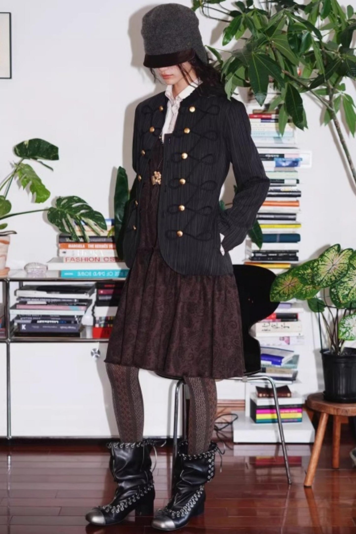 Vintage Suede Sleeveless Dress