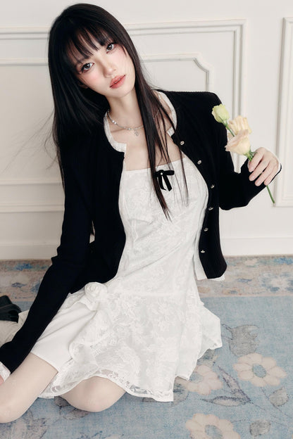 Moon Lace Slip Dress