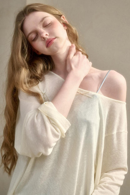 Natural Lyocell Cloud Blouse