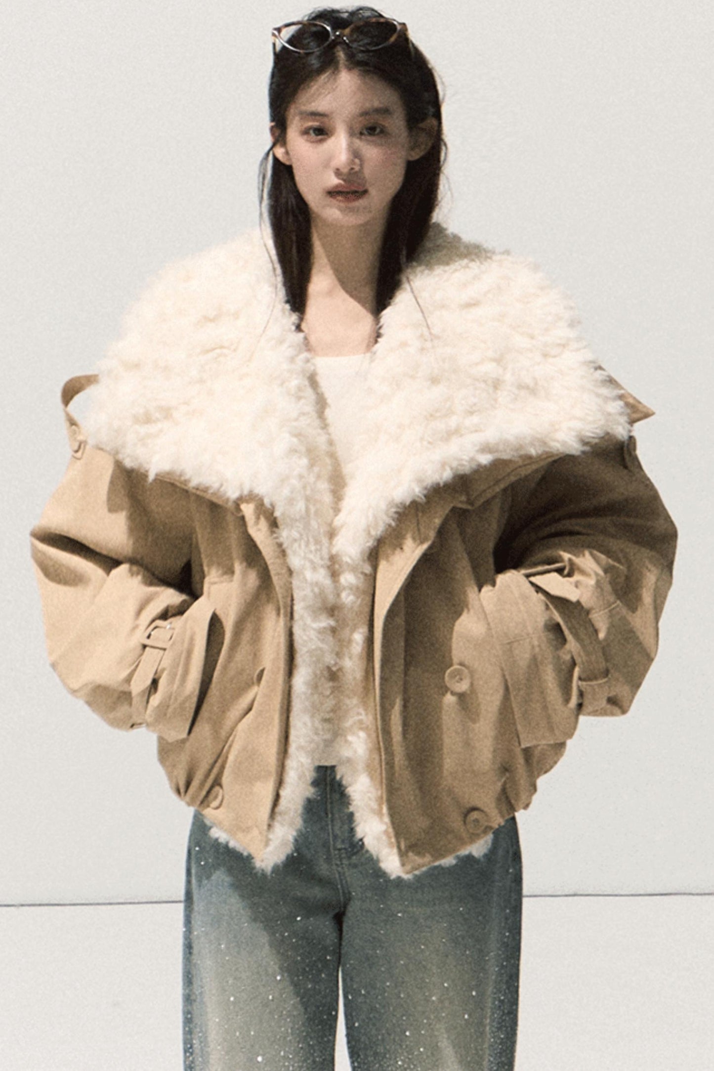 Wool Slim-Fit Lace Top